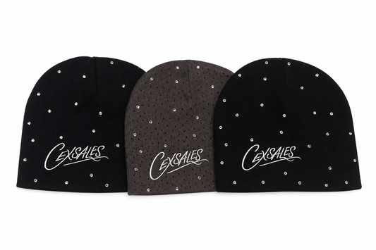 CEX (CoteExotic) Rhinestone beanie