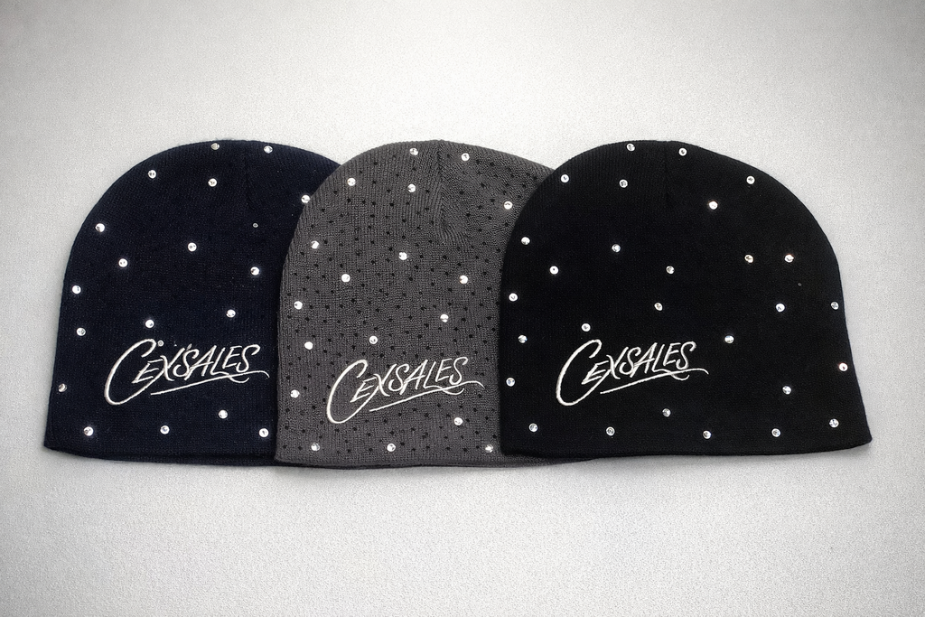 CEX (CoteExotic) Rhinestone beanie