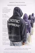 Rhinestone Exotic Garment Hoodie