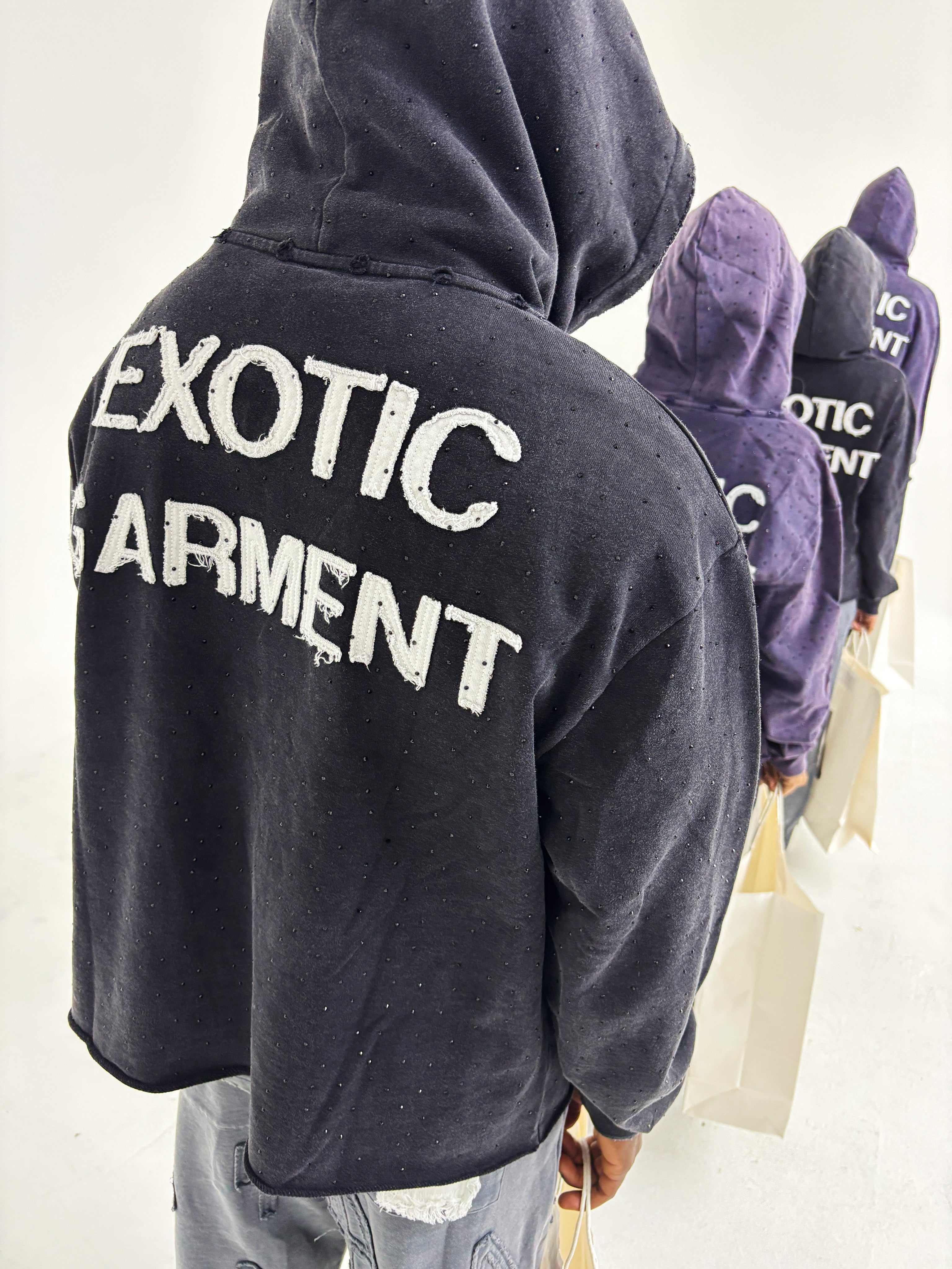 Rhinestone Exotic Garment Hoodie