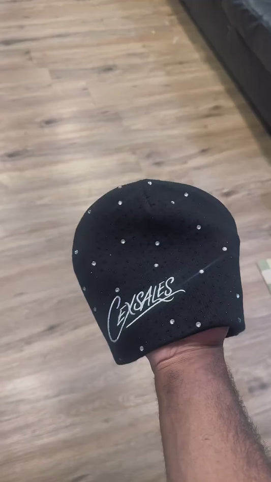 CEX (CoteExotic) Rhinestone beanie